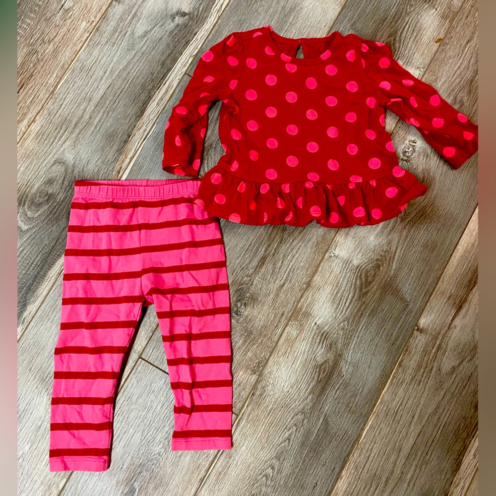 Baby Gap Red-Pink Outfit♥️💕